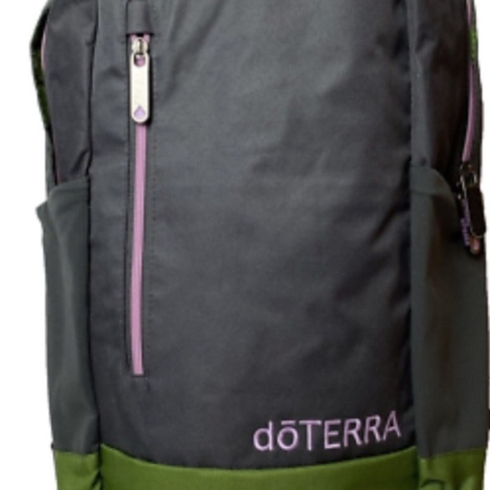 doTERRA Olive and Charcoal Backpack